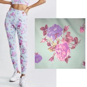 Medium Beach Riot x LoveShackFancy Leggings in Turquoise Skies